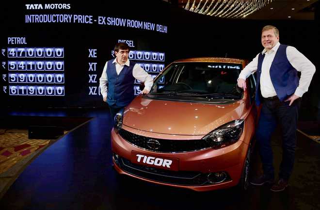 Tata Motors launches compact sedan Tigor to take on Swift Dzire