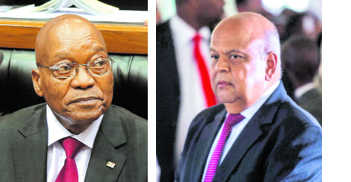 Zuma may step down early in a deal to oust Gordhan