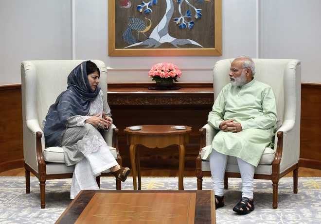 Mehbooba says PM amenable to talks to ease Kashmir situation