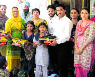 NGO donates shoes to needy
