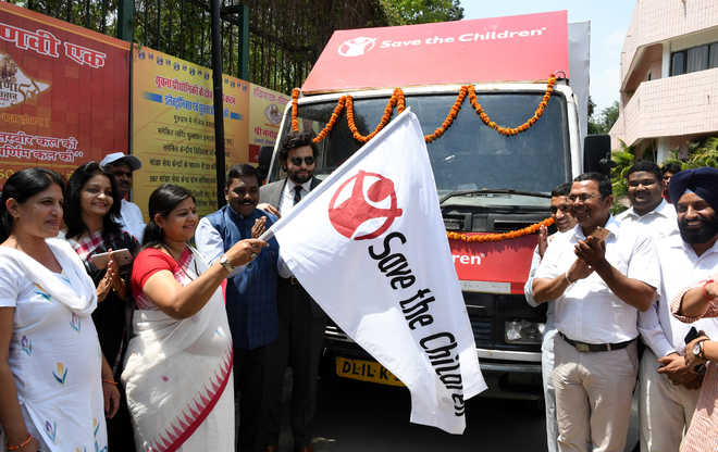 3 ‘save girl child’ vans flagged off