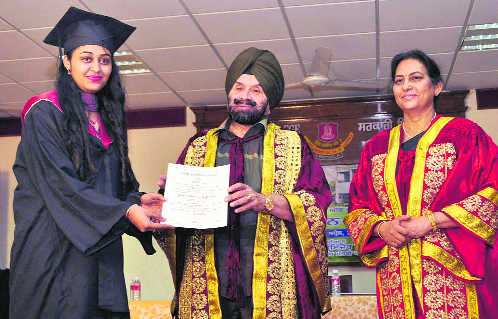305 conferred degrees at Bikram College
