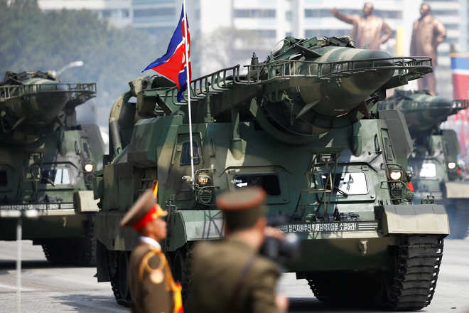 North Korea test-fires missile in defiance of world pressure