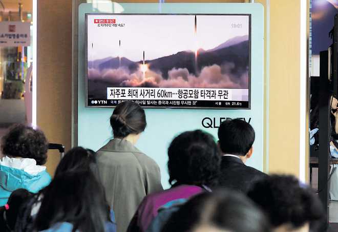 N Korea defies world pressure, test-fires ballistic missile again