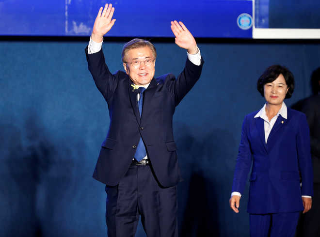 Liberal Moon Jae In Wins South Korean Election Exit Polls The Tribune