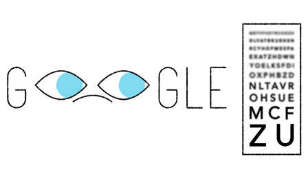 Google’s doodle marks 181st birthday of eye test inventor