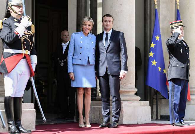 Macron takes power as French president