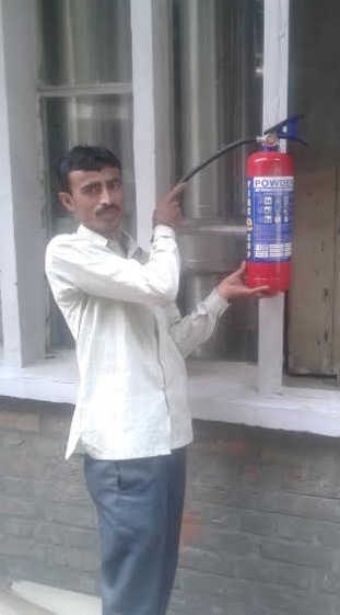 Outdated fire extinguishers replaced at Secretariat