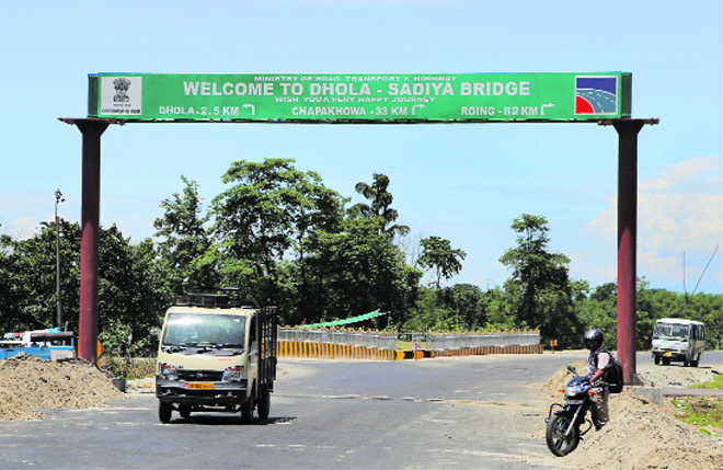 India begins eastern push through bridges, roads