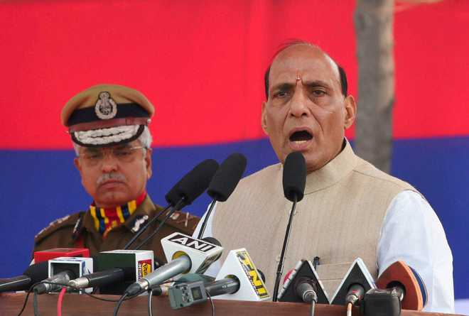 Govt Will Find Permanent Solution To Kashmir Issue Says Rajnath Singh The Tribune India 2865