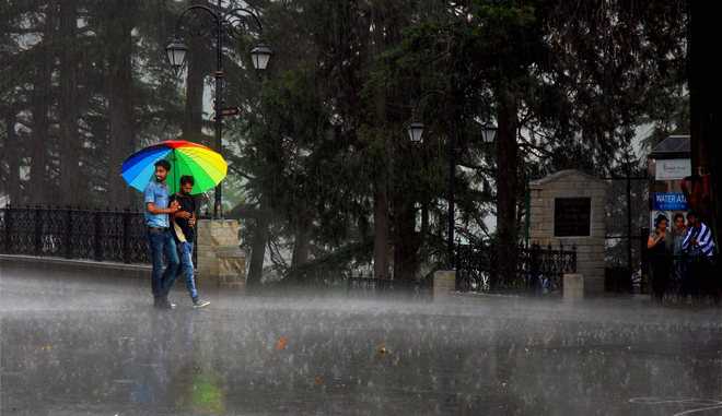 Squall, rain trigger landslips in Shimla