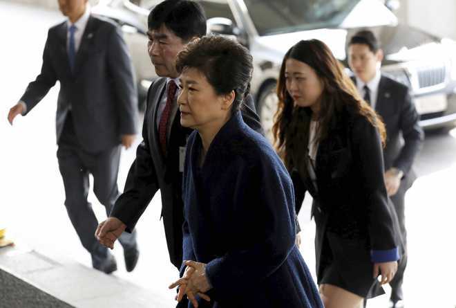 Corruption trial begins for ex-South Korean President Park