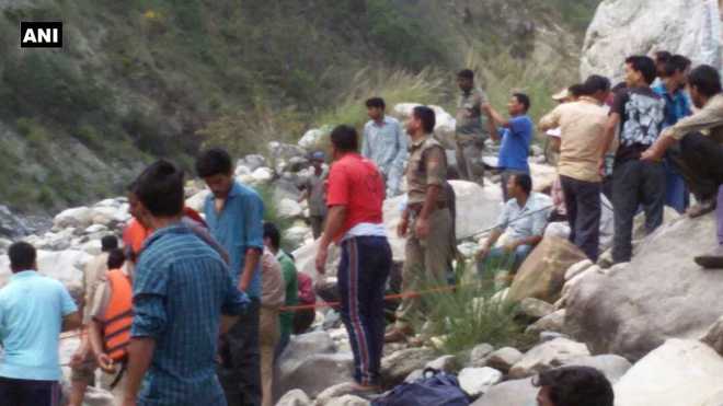 21 dead as bus plunges into Bhagirathi river in Uttarakhand