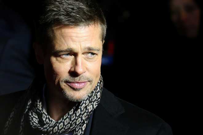 Brad Pitt in Mumbai to promote ''War Machine''