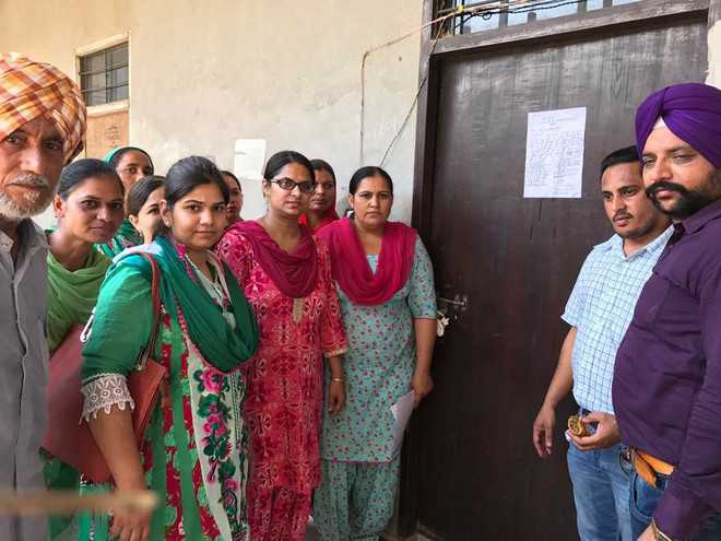 After teachers’ protest, Adarsh School sealed
