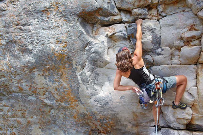 Rock climbing may help treat depression