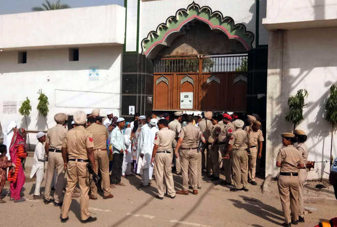 Tension after clash in masjid