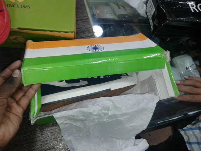 Shoe box with Tricolour: Case lodged against Kota shopkeeper