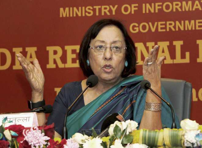 Najma Heptulla appointed as first woman chancellor of Jamia
