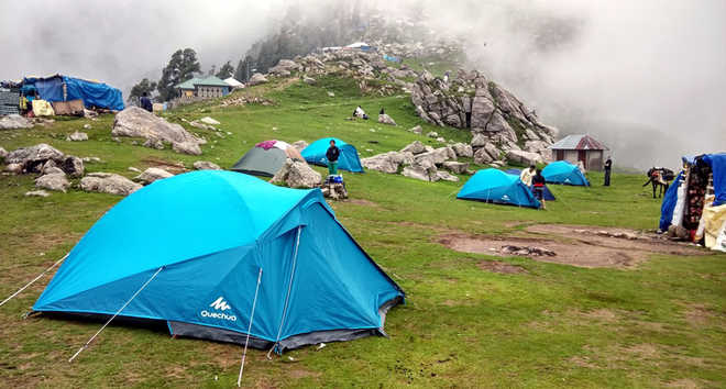 Heavy rush of tourists affects Triund’s fragile ecology