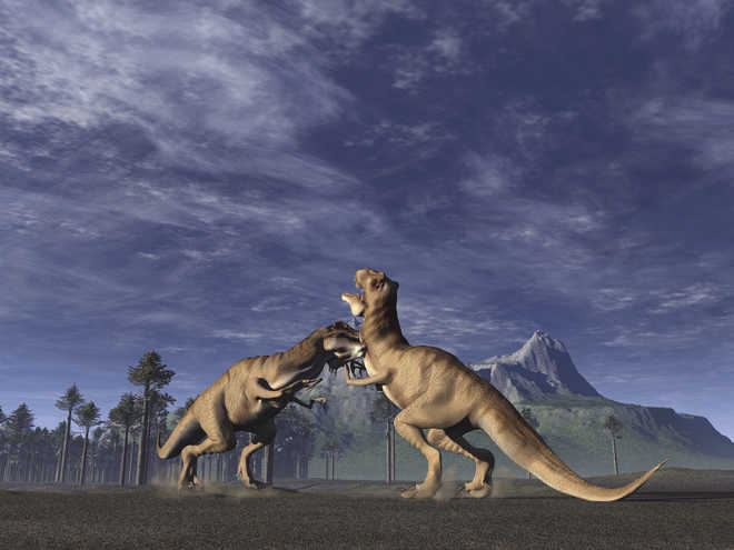 Volcanic eruptions triggered dawn of dinosaurs