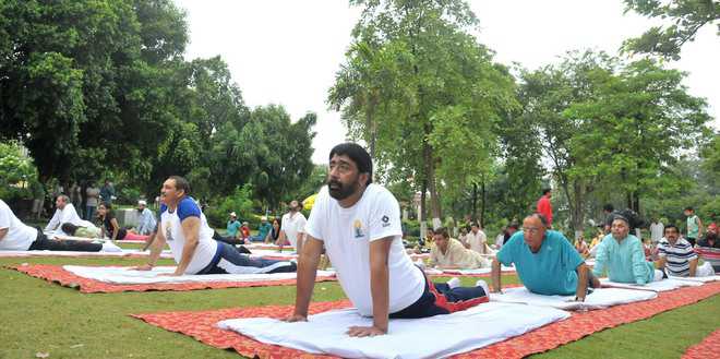 Day of asanas, meditation, well-being