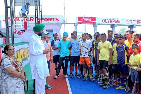 Match to mark Olympic Day at Jarkhar village