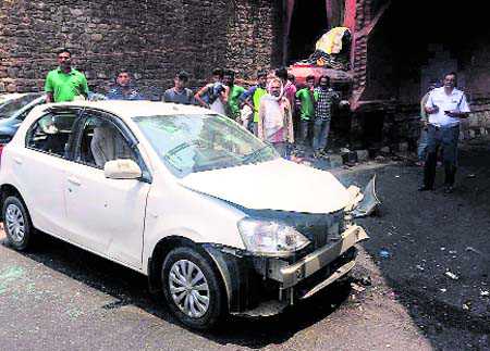 Two killed as car runs over pavement dwellers