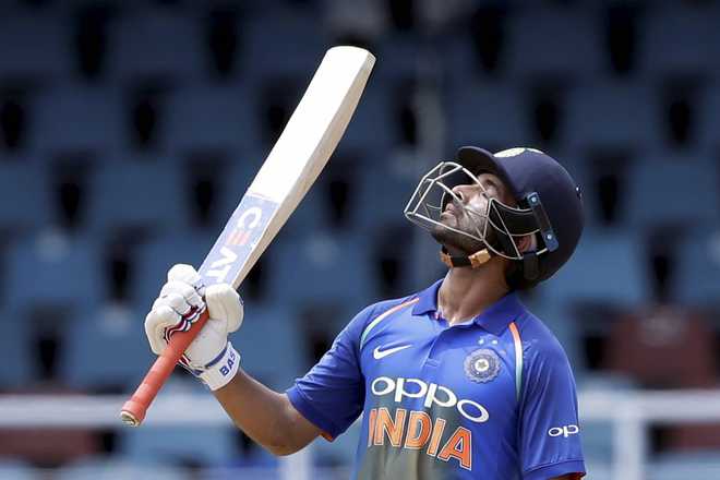 Rahane’s ton helps India thrash West Indies by 105 runs