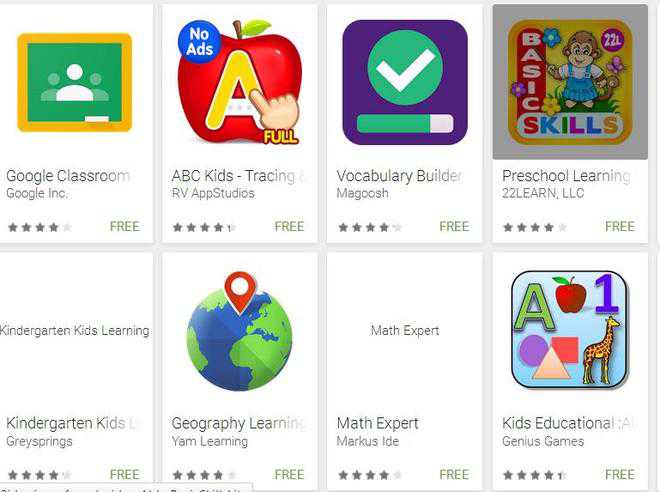 Education apps keep pupils busy in learning