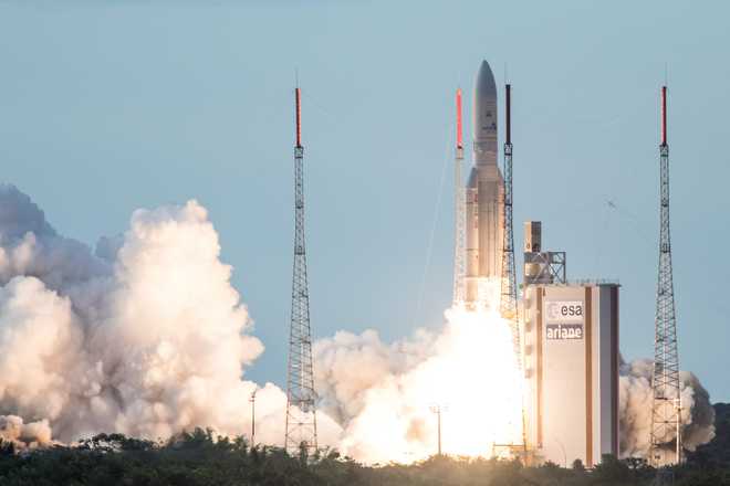 India launches satellite GSAT-17 from French Guiana