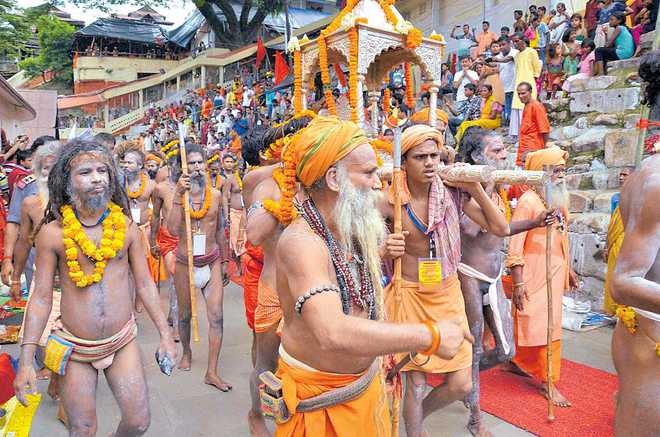 Draping of Naga sadhus: It happened in BJP’s Assam