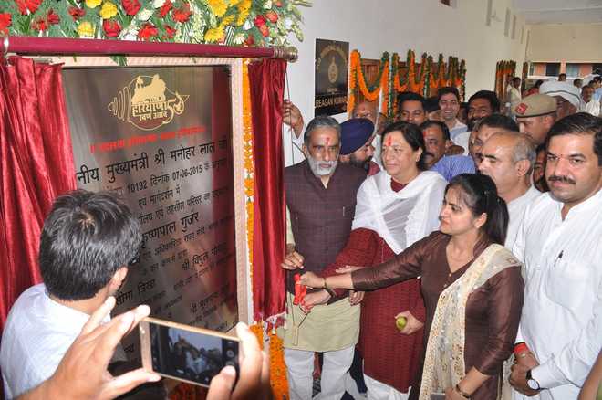 SDM’s office opens on school premises : The Tribune India