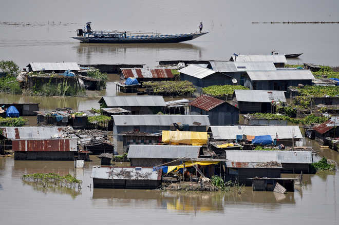 Floods affect 15 lakh people in Assam; toll reaches 52 : The Tribune India