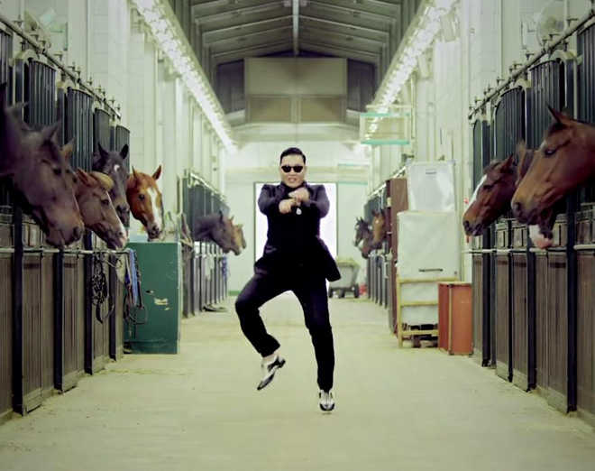 5 years on, Gangnam Style slips to no 2