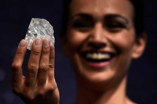 Tennis ball-sized ‘diamond in the rough’ too big to sell