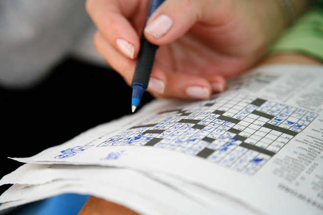 Solving crosswords may keep your brain sharp in later life