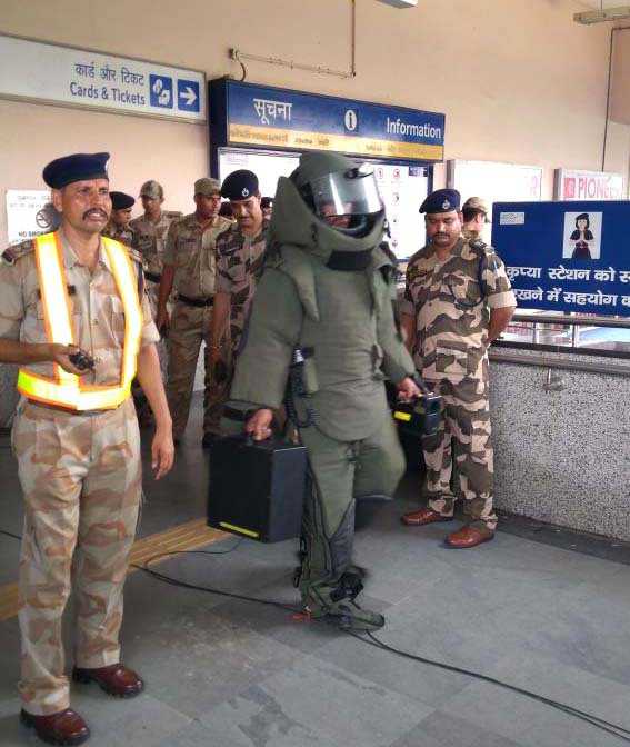 Bomb attack mock drill in Gurugram
