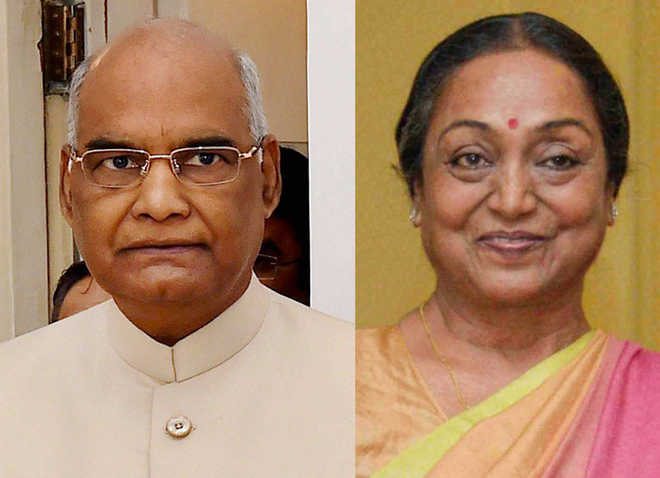 Cross-voting for Kovind in several states; for Meira in Rajasthan