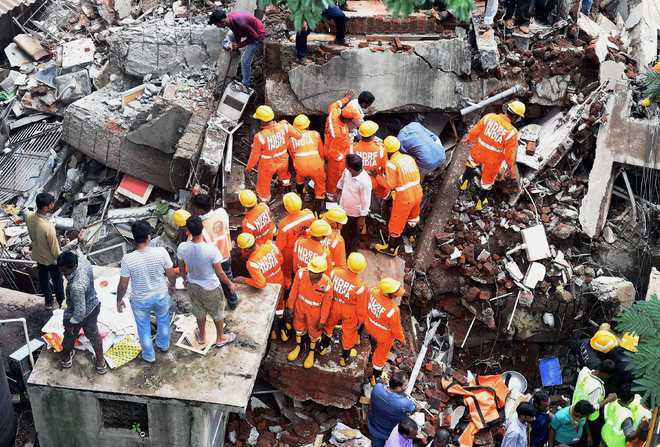 Mumbai building collapse: toll 17; Sena worker arrested - The Tribune