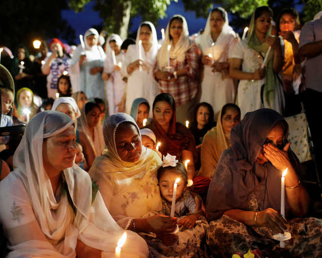 Americans call for fight against racism on 5th anniversary of Wisconsin gurdwara shooting