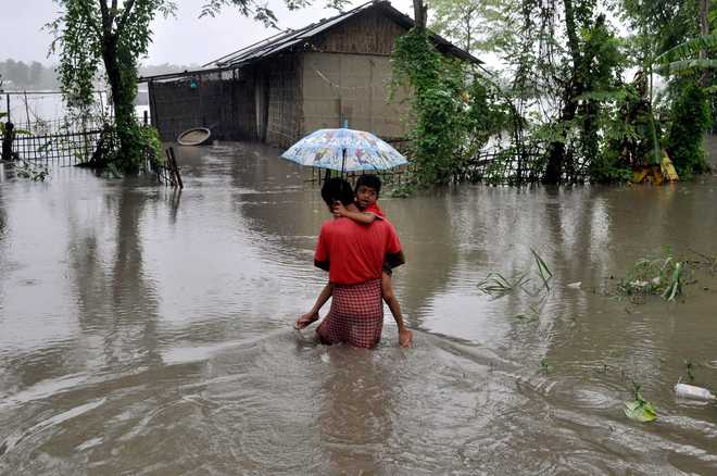 Assam flood turns grimmer; water from neighbouring states flow into ...