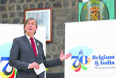 Belgian logo to mark 70 yrs of diplomatic ties with India