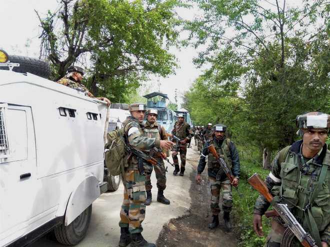 Search operations in 10 Shopian villages