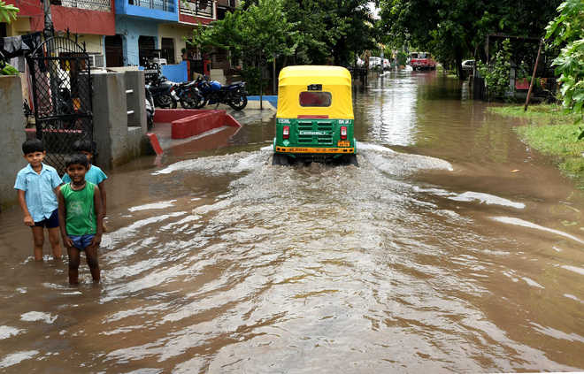 Panchkula roads submerged yet again : The Tribune India