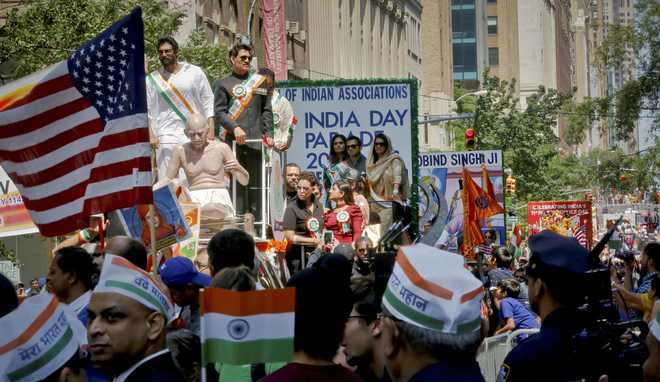 Indians celebrate I-Day at grand parade in New York
