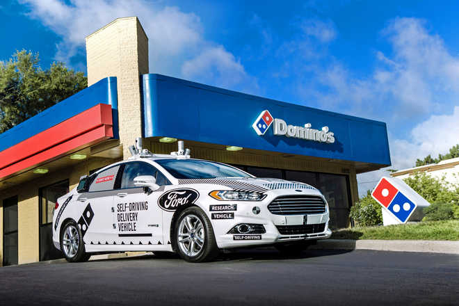 Domino''s testing Ford''s self-driving vehicle to deliver pizzas