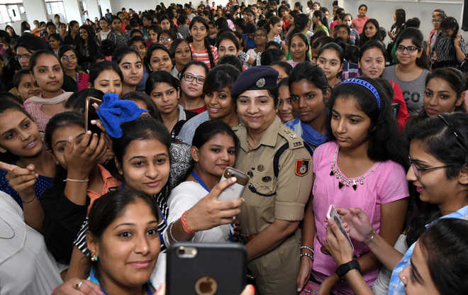 SSP asks girls to become agents of change in society : The Tribune India