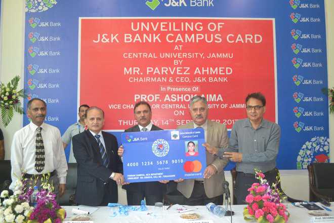 J&K Bank launches multi-function card for CUJ students