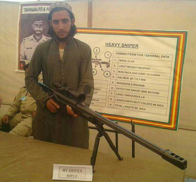 Lashkar militants getting sniper training from Pakistani army
